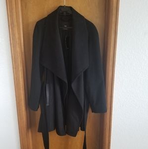 NWT Mango Wool blend Coat Black Size L
